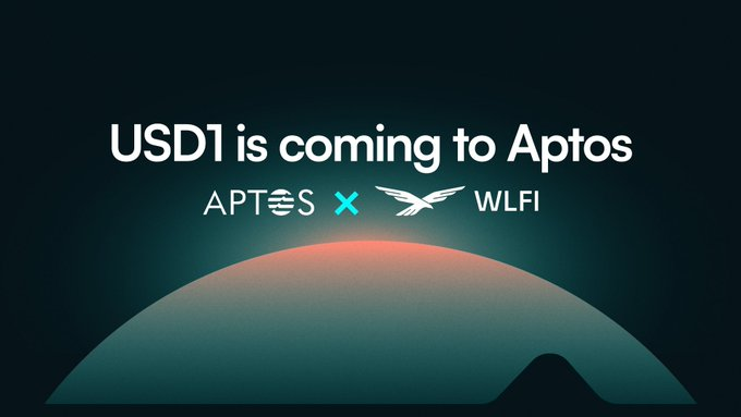 WOW ! <a href="/Aptos/">Aptos</a>  + USD1 
A Big Leap for the Future of Finance! 🚀

Big news in the crypto world! 🌍

<a href="/worldlibertyfi/">WLFI</a>  has officially chosen Aptos as the first Move-based blockchain for USD1, marking an important milestone in the evolution of on-chain finance. Let’s break it down: