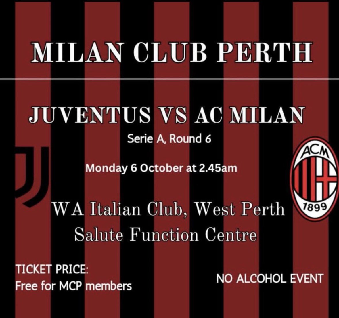 Milan Club Perth tweet media