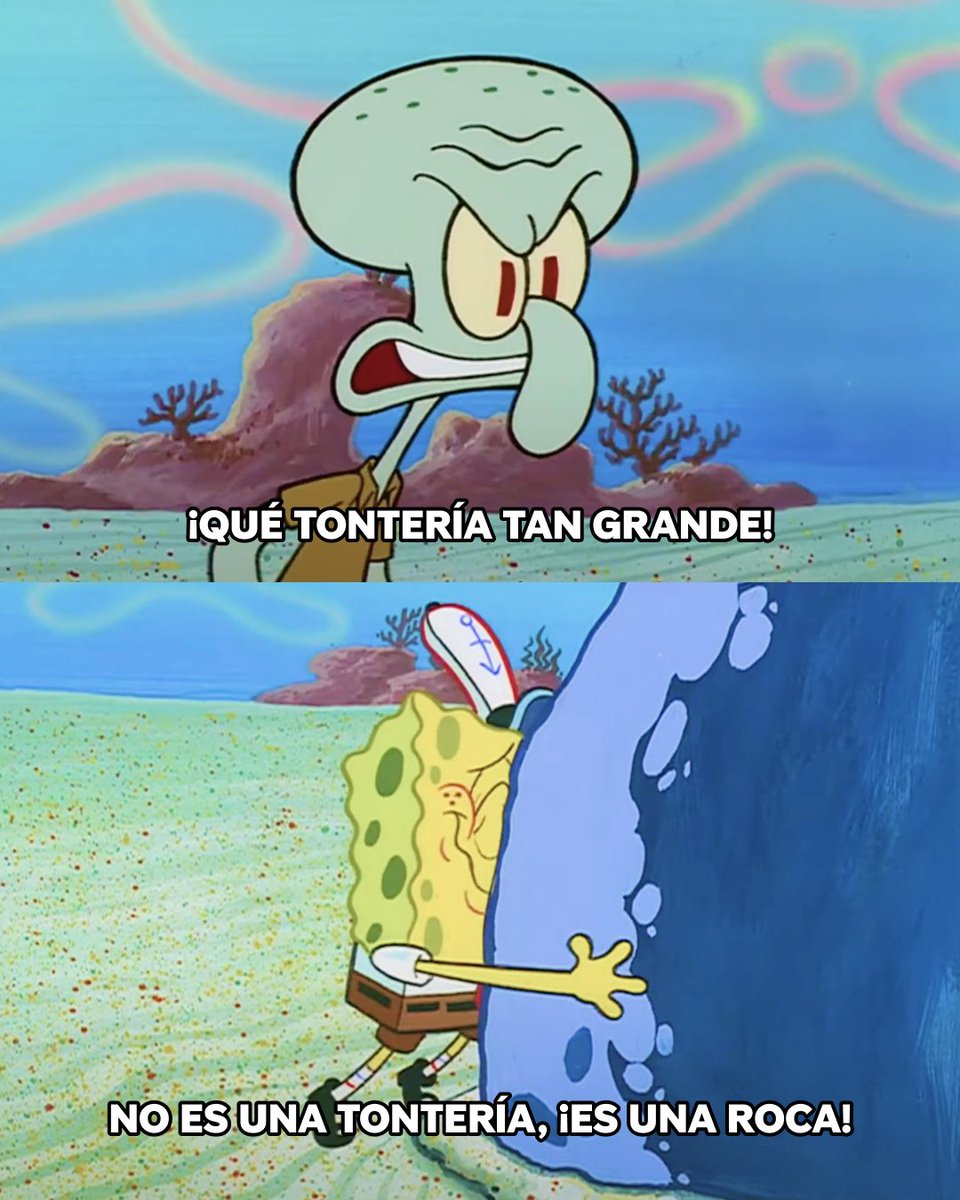 Calamardo nunca capta la onda de Bob Esponja 😂, image size:960x1200