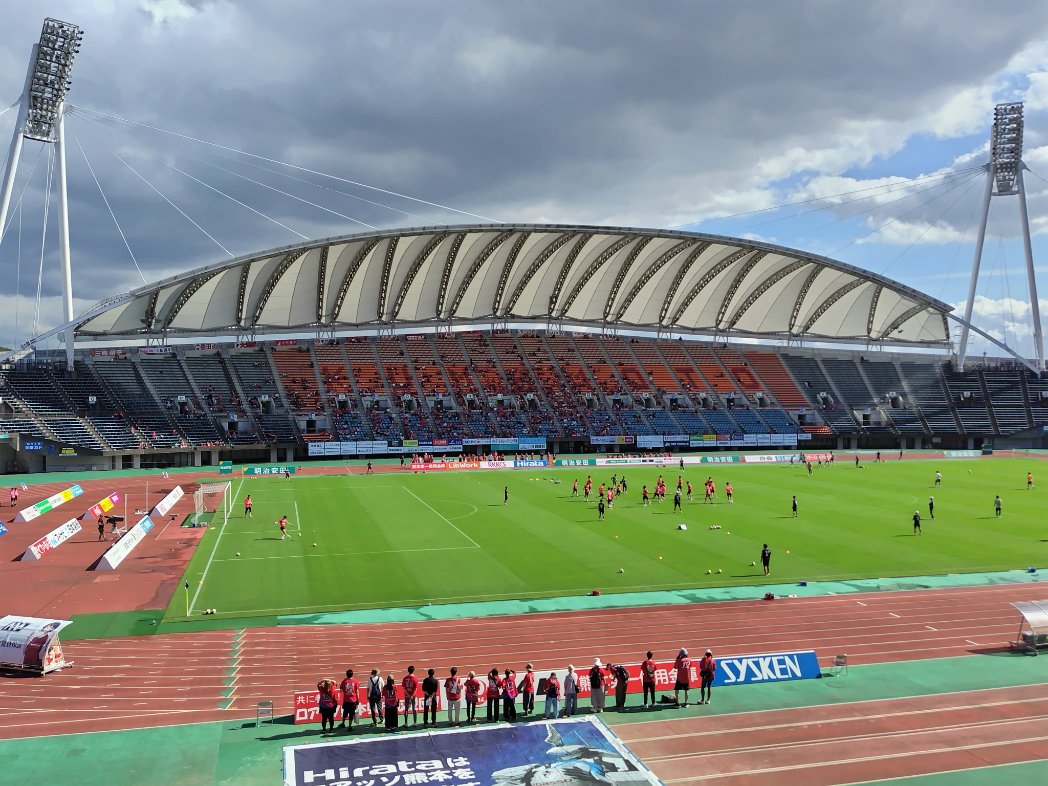 1by3forhero's tweet image. 今日はここから！

#ロアッソ熊本 
#いわきFC