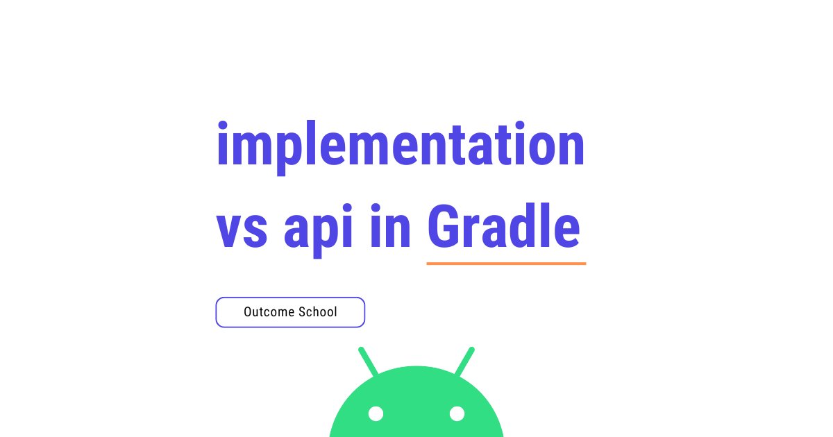 outcome_school's tweet image. implementation vs api in Gradle: Understand how dependency visibility and build performance change when using implementation vs api.
Read here: outcomeschool.substack.com/p/implementati…
#AndroidDev