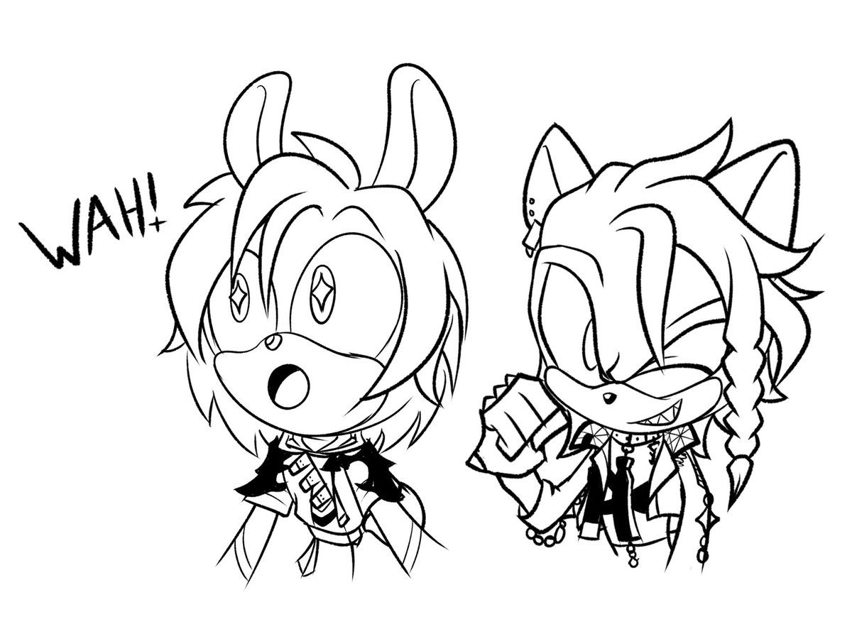 Old drawing but I drew HQ as Mobians too :D

#WorkofAlt #ArtXel