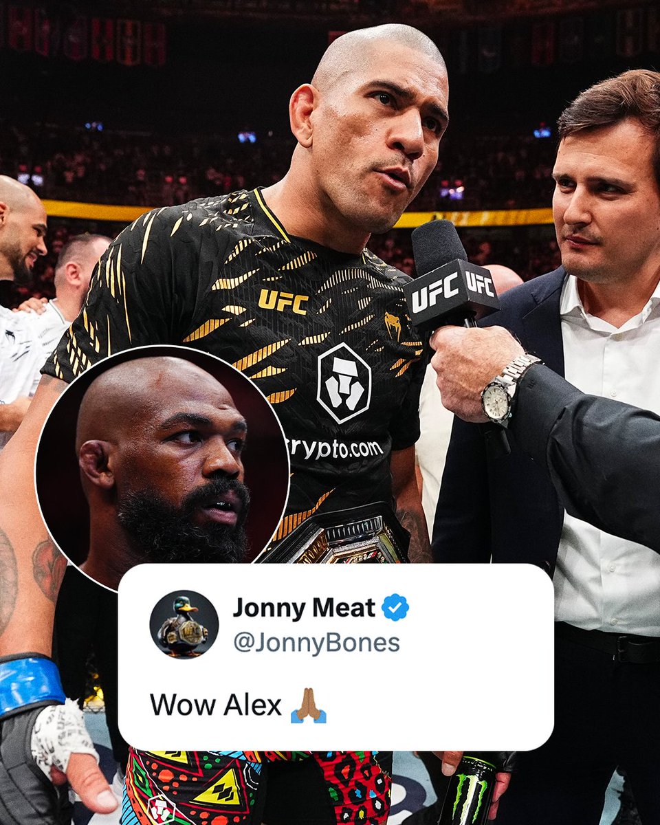 espn's tweet image. Jon Jones posted this after Alex Pereira honored his late brother Arthur Jones.