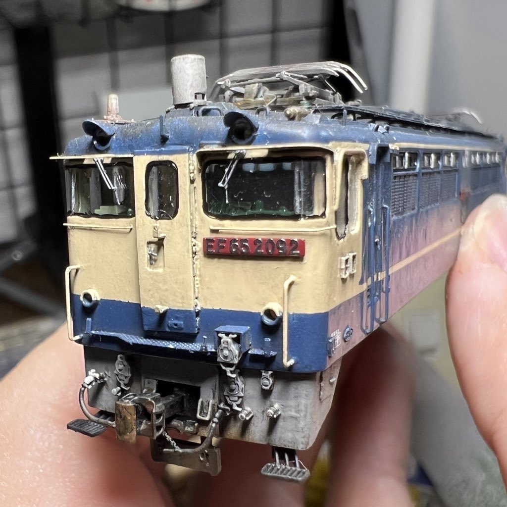 EF65-2092 甲種お疲れ様でした。 飽き性も引き続き頑張って作ります