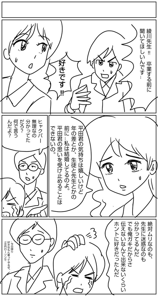休日をお過ごしの皆様、21年と23年に描いた漫画を見て、微妙な気分になってください😊 