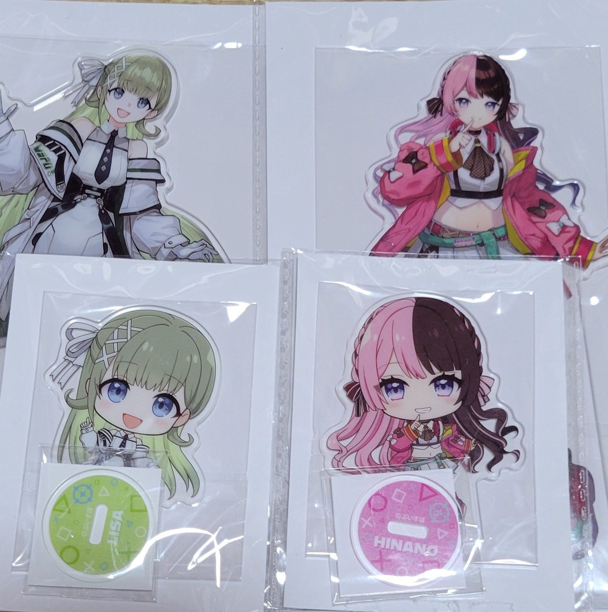 英リサちゃん、橘ひなのちゃん ✨揃えたよ✨ #英リサ #橘ひなの #は