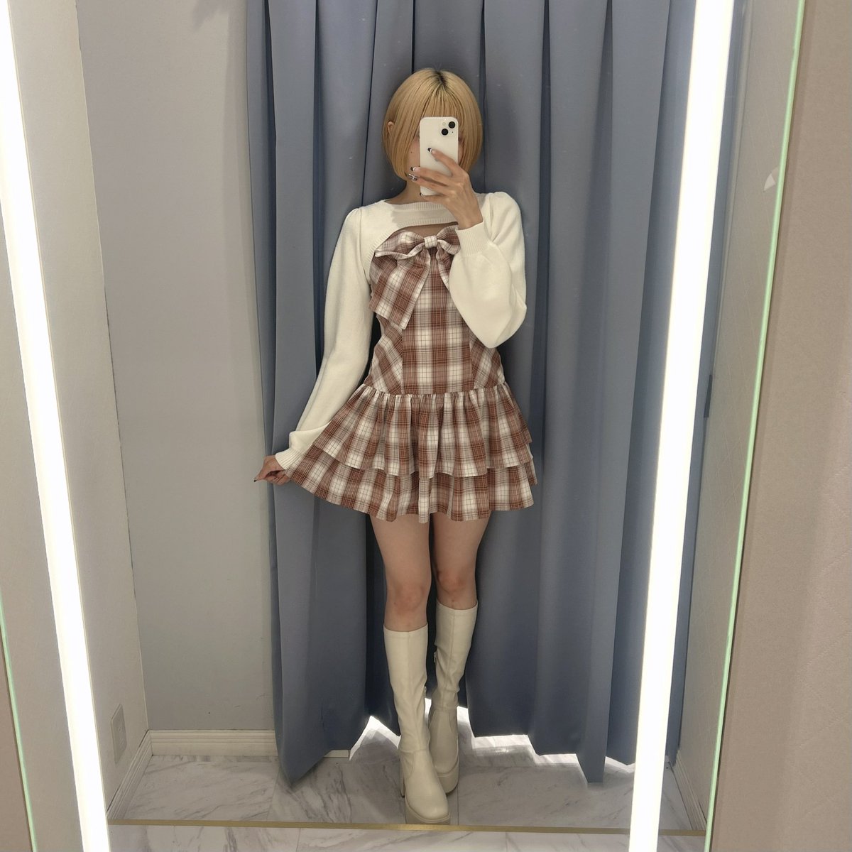 evelyn渋谷店🎀 渋谷店 先行販売アイテム✨ #リボンボレロOP color:BR