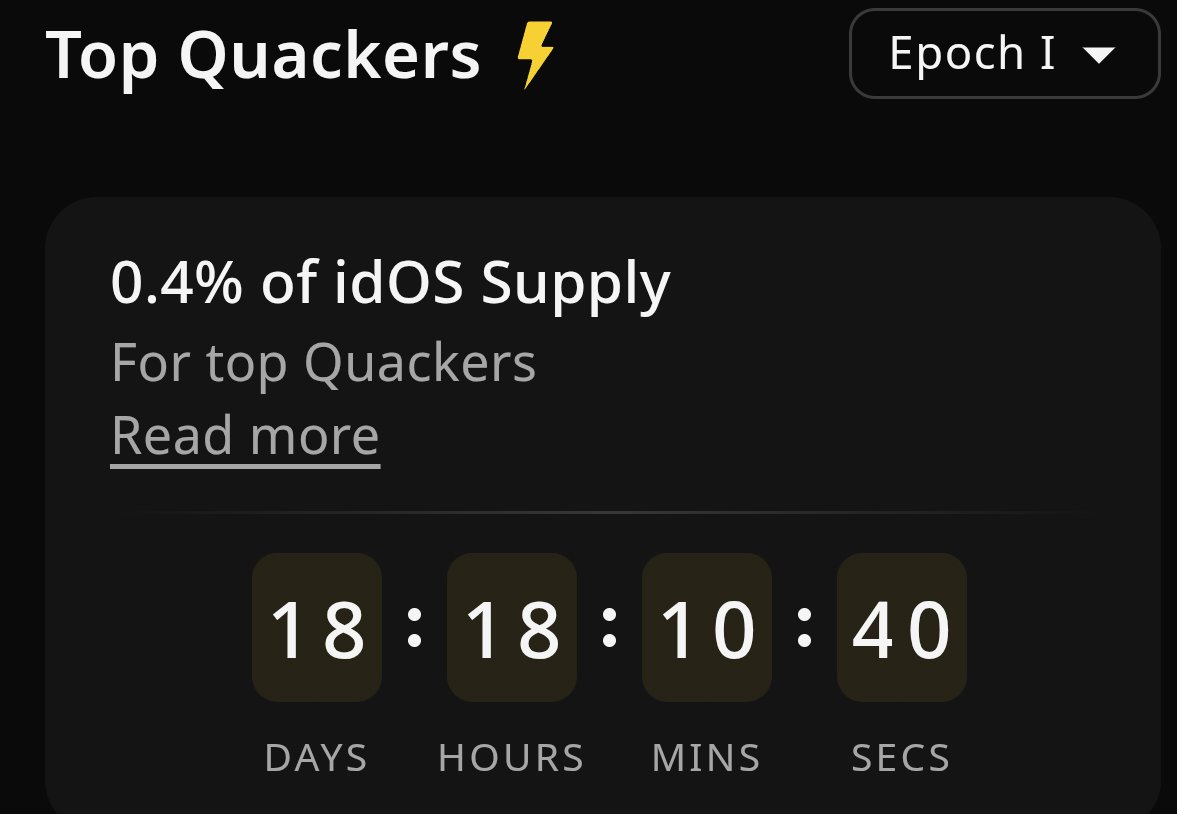 QuackCrypto1's tweet image. 🎯 @idOS_network Is Going To Cook In Q4 Quarter Of 2025 
So Don&apos;t Fade It Guys
🔥 They Allocated 0.8% Supply To Quackers 
@wallchain_xyz @HeyElsaAI
