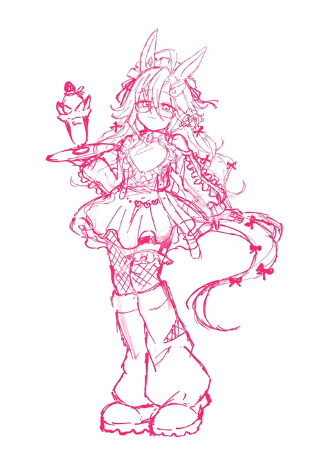 ドリジャのジャージメイドさんwip