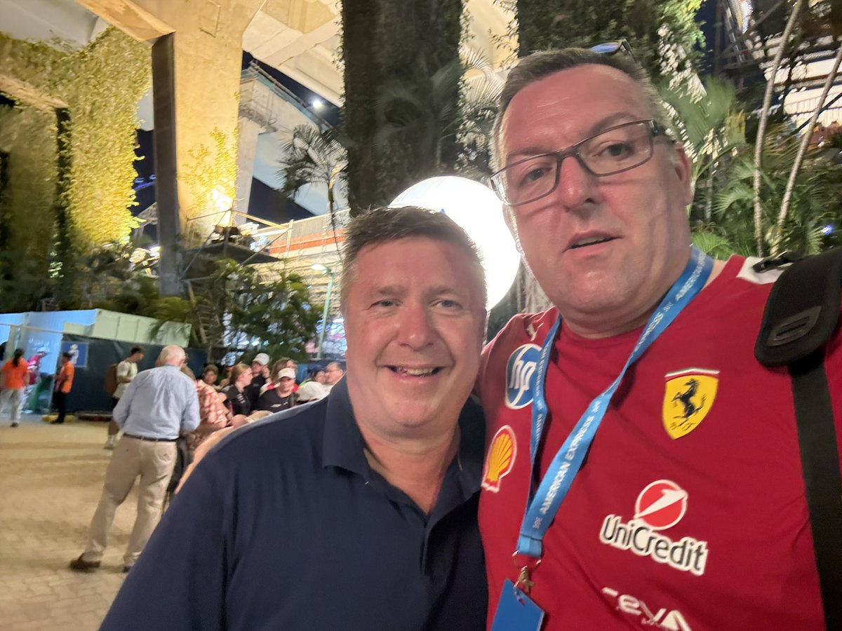 Scottc79's tweet photo. Thansk a million @CroftyF1, apologies for shouting “THERE’S CROFTY” 🫣 https://t.co/YoPqF6kPkS