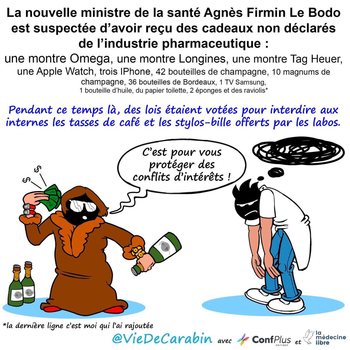 Ça me rappelle notre ancienne ministre de la santé…