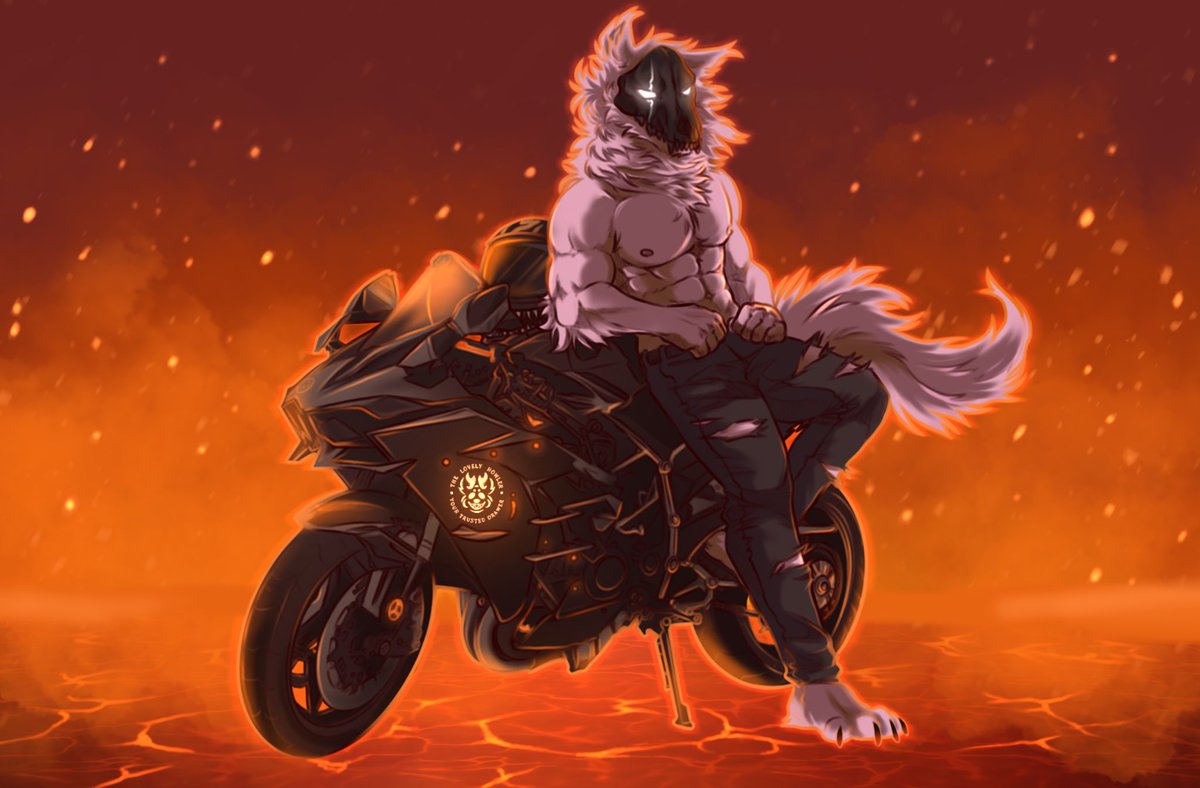 Whipping out an older piece to show off my skullie, Dire :]

Art once again done by <a href="/TheLovelyHowler/">Howler</a>