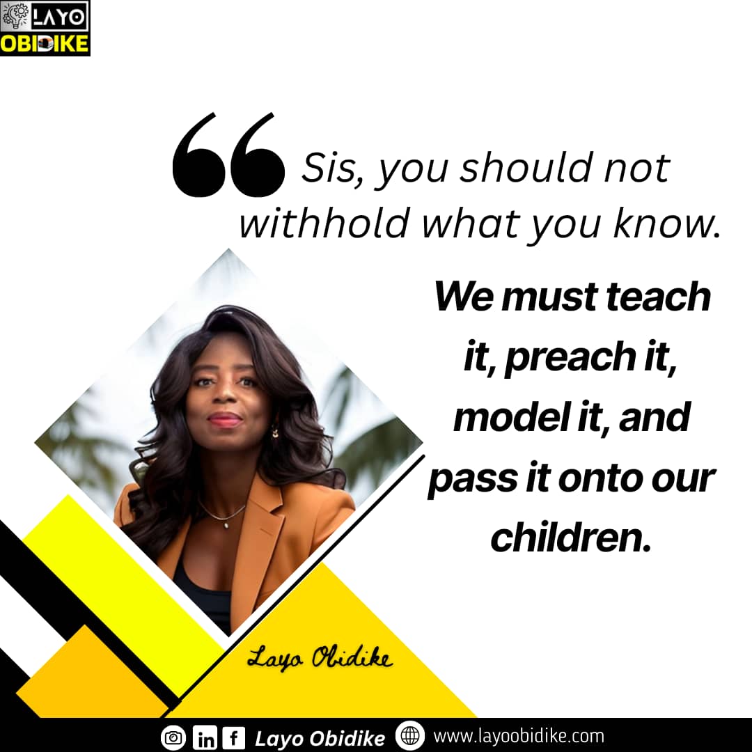 ithriveonwisdom's tweet image. Knowledge is a gift meant to be shared, not withheld. 

When we pass on wisdom, we empower others, build stronger communities, and leave a legacy that outlives us.

#ShareKnowledge #EmpowerOthers #KnowledgeIsPower #WisdomShared #Layoobidike