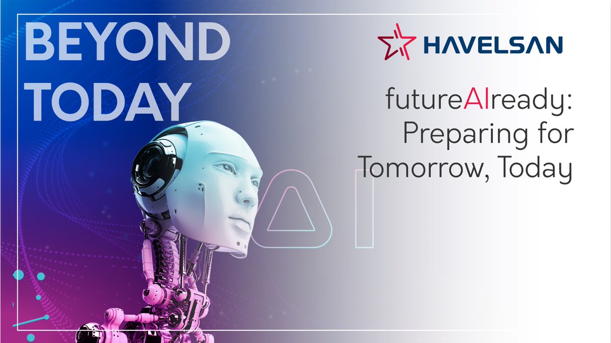 havelsanglobal's tweet photo. AI is shaping today and defining tomorrow.

At HAVELSAN, we embrace AI not just as technology—but as a trusted partner for security, adaptability, and resilience.

Explore our vision:
👉 https://t.co/pvhgWPWdfx

#HAVELSAN #futureAIready #AIforDefence https://t.co/yRETPDGDiG