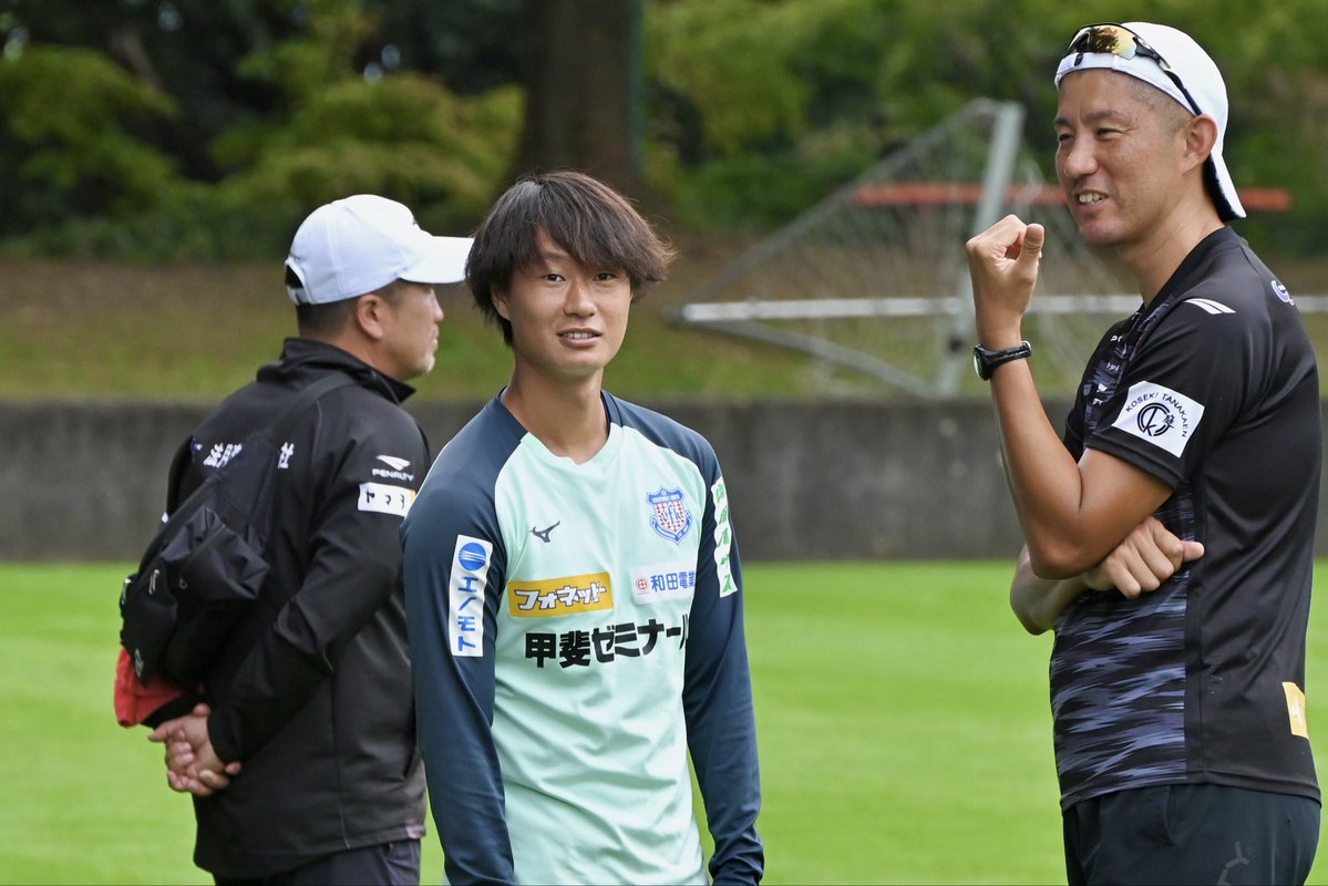 【Training match】
2025.10.05

vs #日本大学

40min×2
甲府 3（1-1/2-1）2 日大
得点
#ネーミアス #保坂知希 #ドカ

#vfk
#ソコヂカラ
#ヴァンフォーレ甲府
#トレーニングマッチ