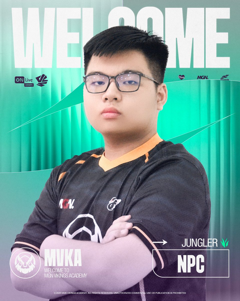 MVK_VN's tweet photo. [OFFICIAL ANNOUNCEMENT]

🔥 WELCOME OUR NEW WARRIORS 🔥
A new journey begins with young, fearless talents ready to fight for MVKA:
✨ Steller
✨ Nern
✨ Harky
✨ NPC

Together, we rise — stronger and bolder than ever. 💙⚔️

#MVKA #WakeTheVikings https://t.co/KzUcEwum9Q