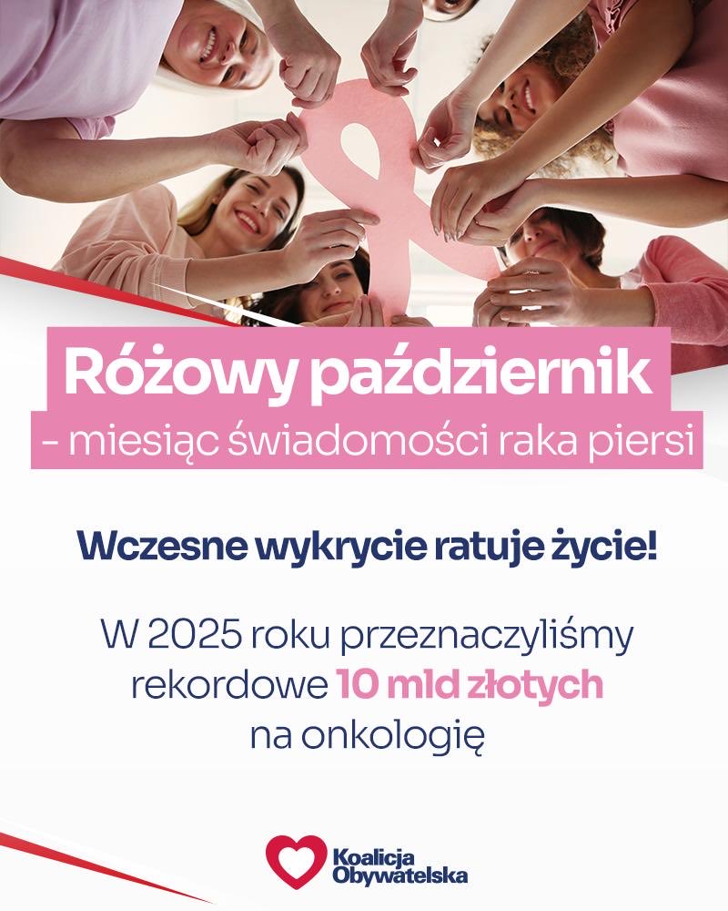 W 2025 roku przeznaczyliśmy rekordowe 10 mld złotych na onkologię❗️