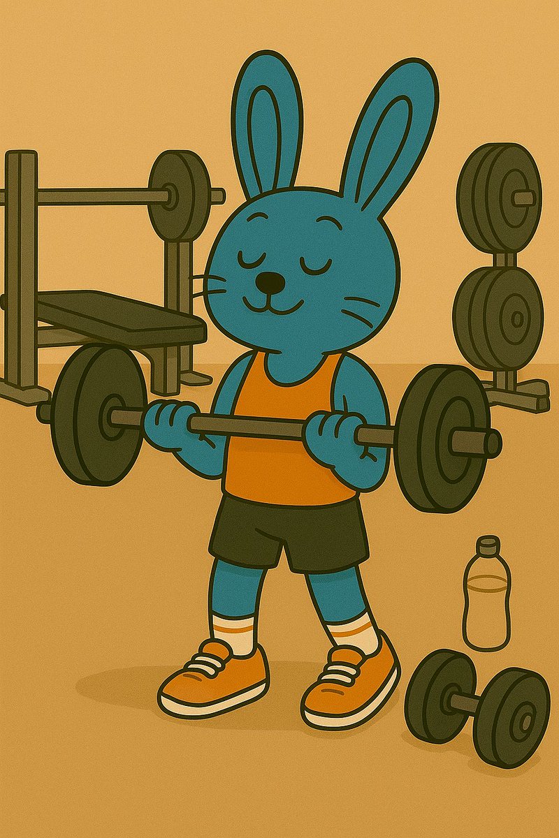 verong00's tweet image. Weekend gains mode: activated! 🐰💪🏋️‍♂️
@hopperonsui 
#hoppermeme #hopperonsui
