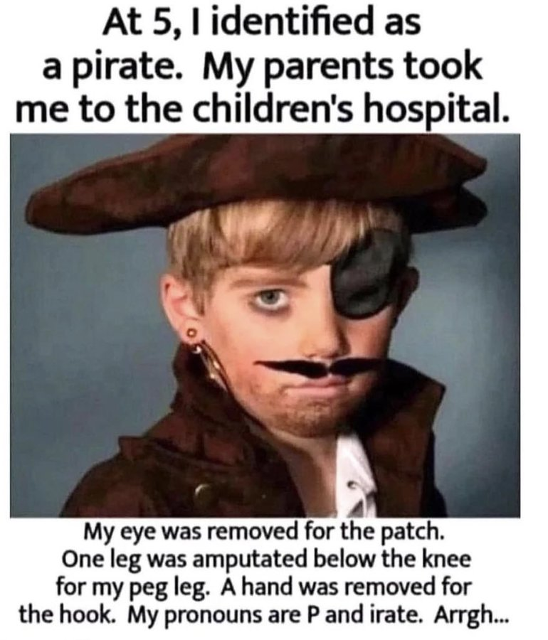 AntiWokeMemes's tweet image. Arrgh...