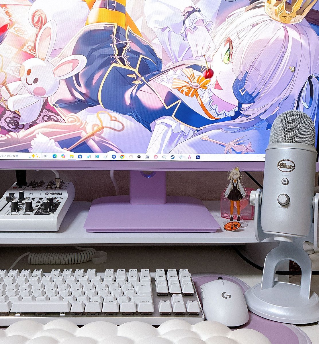 Carrot401yen's tweet image. LogicoolG様よりキーボード・マウス・マイクをご提供して頂きました！
新しいデバイスで配信たくさん頑張ります🐇👑

#LogicoolG #pr

↓…