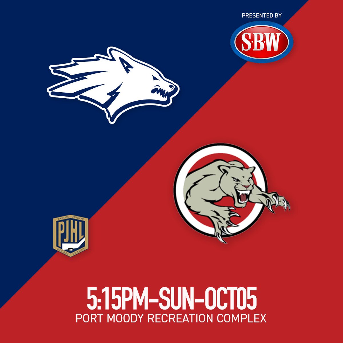 #gameday The Wolf Pack is in Port Moody tonight to
take on the Panthers at the Port Moody Recreation
Complex. Puck drops at 5:15PM. You can catch all of
the action on <a href="/FloHockey/">FloHockey</a> 

flohockey.tv/events/1447436…

#StrengthOfThePack #PJHL #roadgame
#smithbroswilson