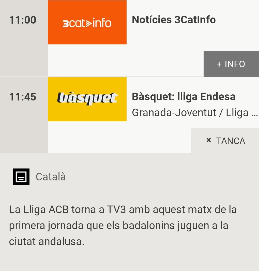 Celebro el retorn de les retransmissions esportives de la lliga Endesa de Bàsquet, però quin sentit té emetre els partits per TV3 tenint <a href="/esport3/">Esport3</a>?