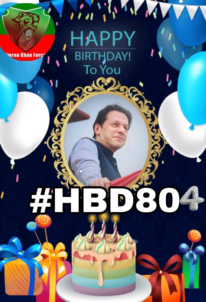 Leader of nation
Proud of nation
Happy birthday to you <a href="/ImranKhanPTI/">Imran Khan</a>
<a href="/PTIofficial/">PTI</a>
#HBD804