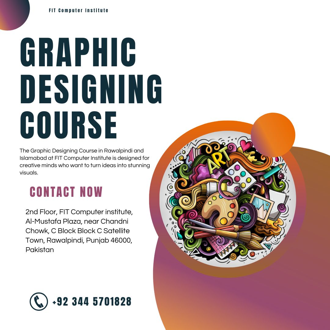 FitComputer's tweet image. Graphic Designing Course In Rawalpindi And Islamabad
futureittechnology.com/graphic-design…
futureittechnology.com
Address:
2nd Floor, FIT Computer institute, Al-Mustafa Plaza, near Chandni Chowk, C Block Block C Satellite Town, Rawalpindi, Punjab 46000, Pakistan
Phone: +92 344 5701828