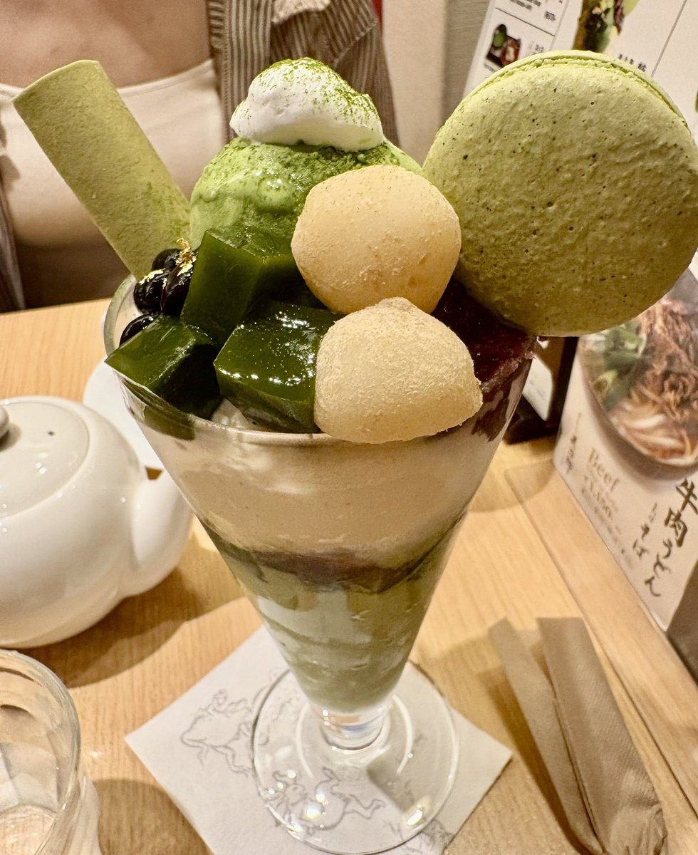抹茶パフェ🍵