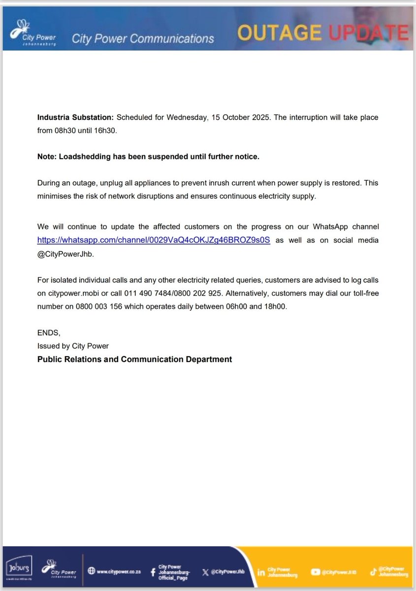 @CityPowerJhb tweet media
