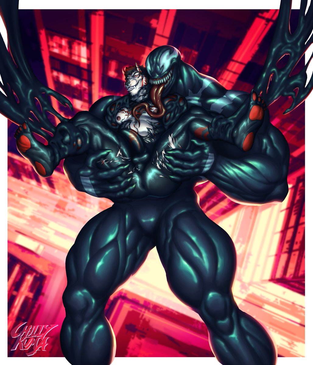 ChillyKuma's tweet photo. 'You Belong to Venom!' YCH Commission for @tibbzad.bsky. social ! 

#Marvelrivals #venom #bara https://t.co/5PFg5IYPR5