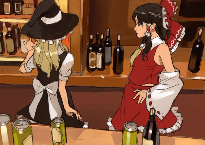 過去に描いレイマリなど