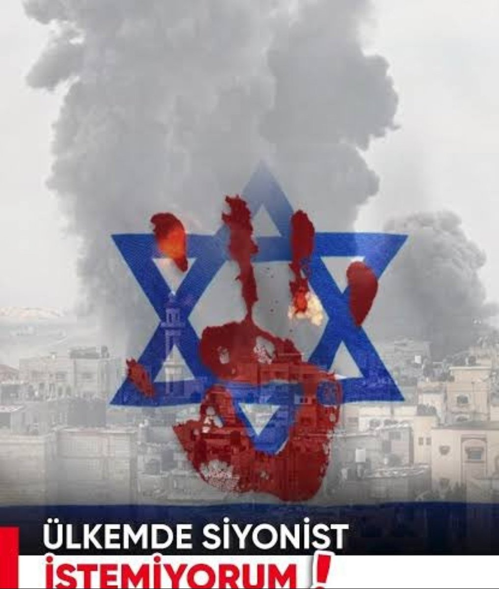 📌  ÜLKEMDE SİYONİST İSTEMİYORUM❗️
#ülkemdesiyonististemiyorum
🇹🇷🇹🇷🇹🇷
Soykırıma destek veren çifte vatandaşlar  yargılansın❗️
🇹🇷🇹🇷🇹🇷
 
 #SumudForGaza 
#ülkemdesiyonististemiyorum
miyorum 
#FreePalestine 
#FreedomFlotilla