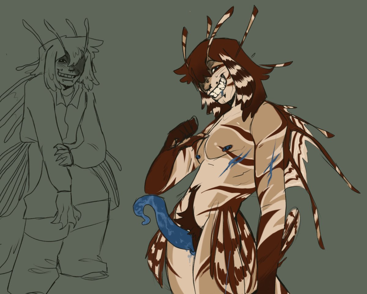 possessed_mask's tweet photo. Lion fish pressure oc??? #pressurensfw #pressureoc https://t.co/NTSeEpr6wY