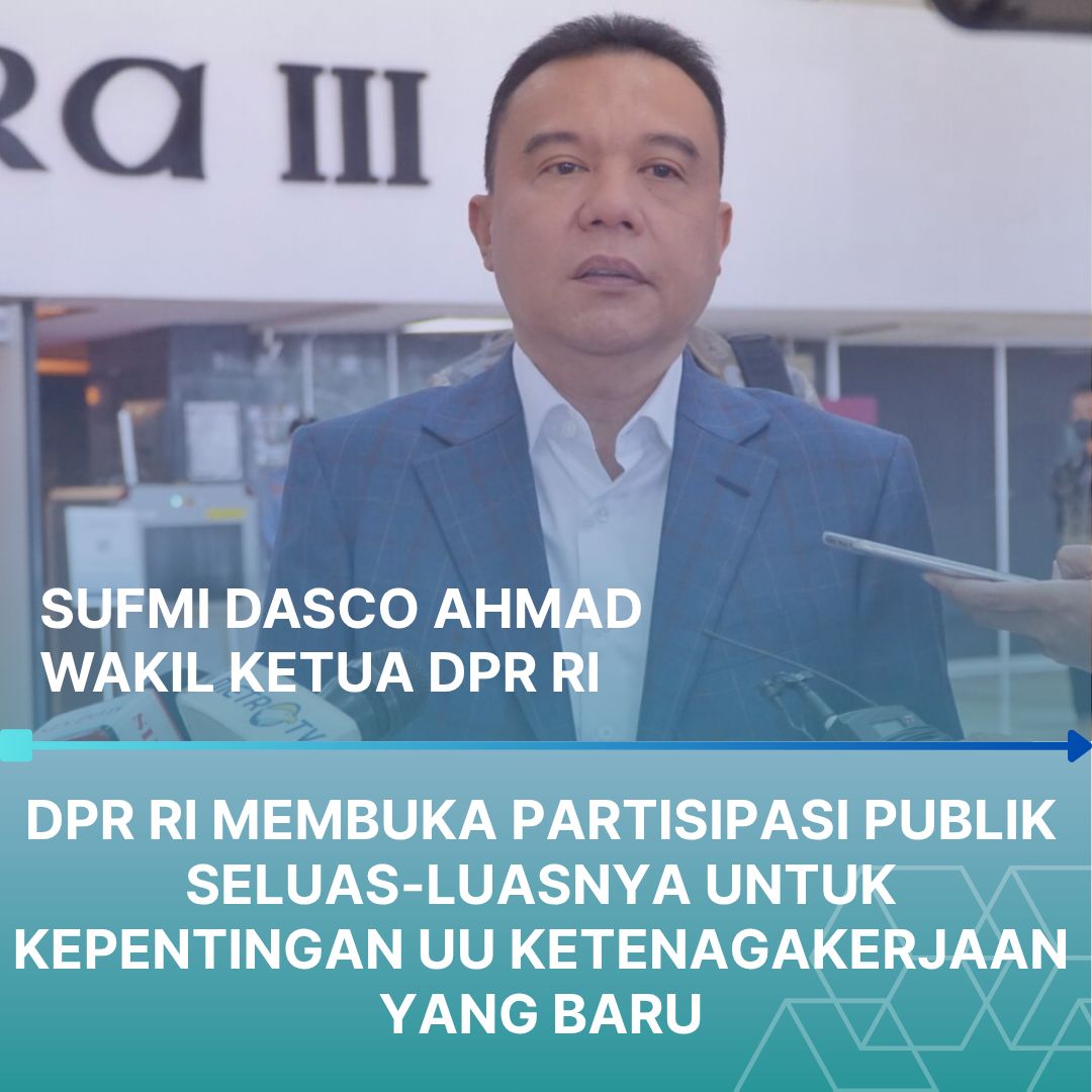 Liraerina's tweet photo. Pembahasan UU Ketenagakerjaan baru dilakukan secara terbuka dengan mengundang partisipasi aktif seluruh elemen masyarakat. https://t.co/qUsghTShcK