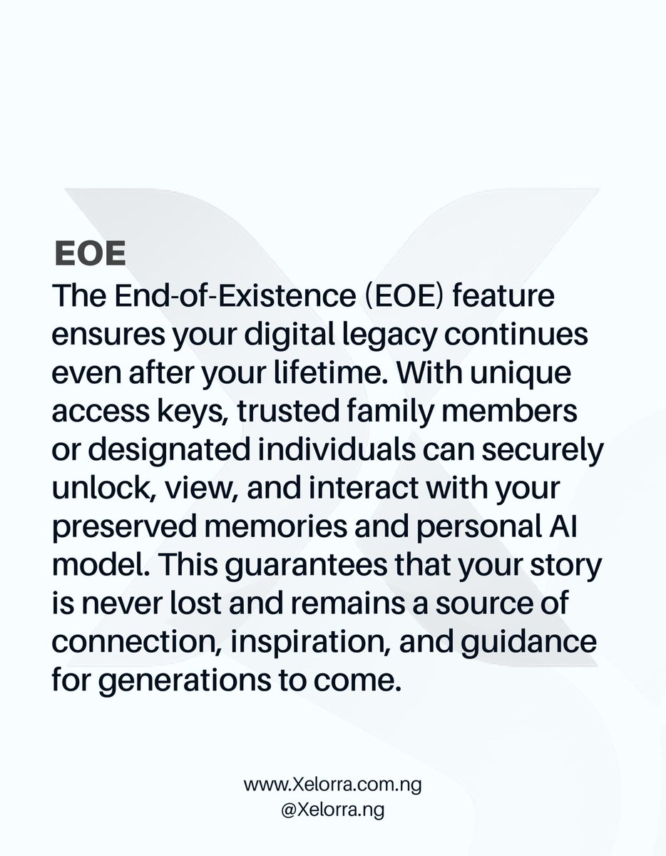 xelorra's tweet image. Preserve. Relive. Inspire. 💡
your memories are more than just moments they’re your story, your voice, your legacy.

MemoryWeb empowers you to keep your journey alive and accessible anytime.

Let’s redefine how memories are kept in the digital age
#xelorra