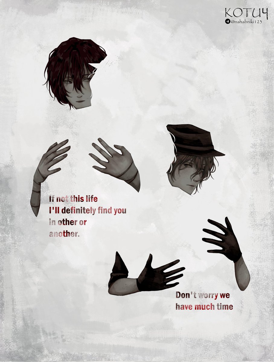 tg: t.me/nahabniki123

#art #bsd #soukoku #Dazai #Chuuya