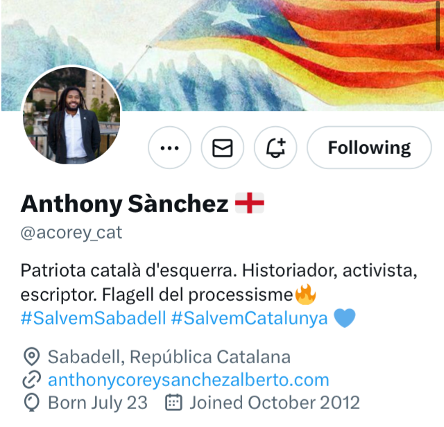 After joining AC, Anthony has stopped being leftwing, publicly gay, and apparently has grandchildren.