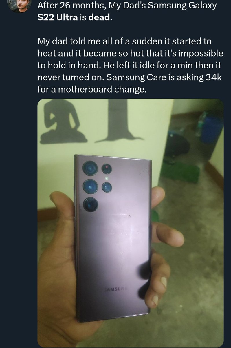 iamvjvarun's tweet image. My #SamsungS22Ultra is in a boot loop post-update, diagnosed as a motherboard issue. Seeing many similar reports from other users! This isn't isolated. A recent software update seems to be causing critical motherboard failures.
@SamsungMobile #Samsung #PhoneProblem #BootLoop