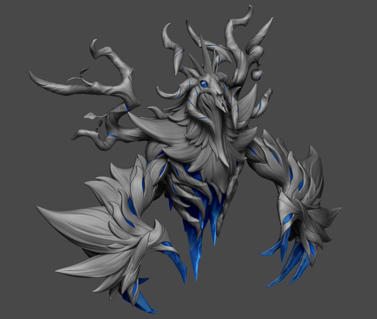 Root_Bone's tweet image. Studio work, Ancient Apparition set for Dota 2 Workshop
