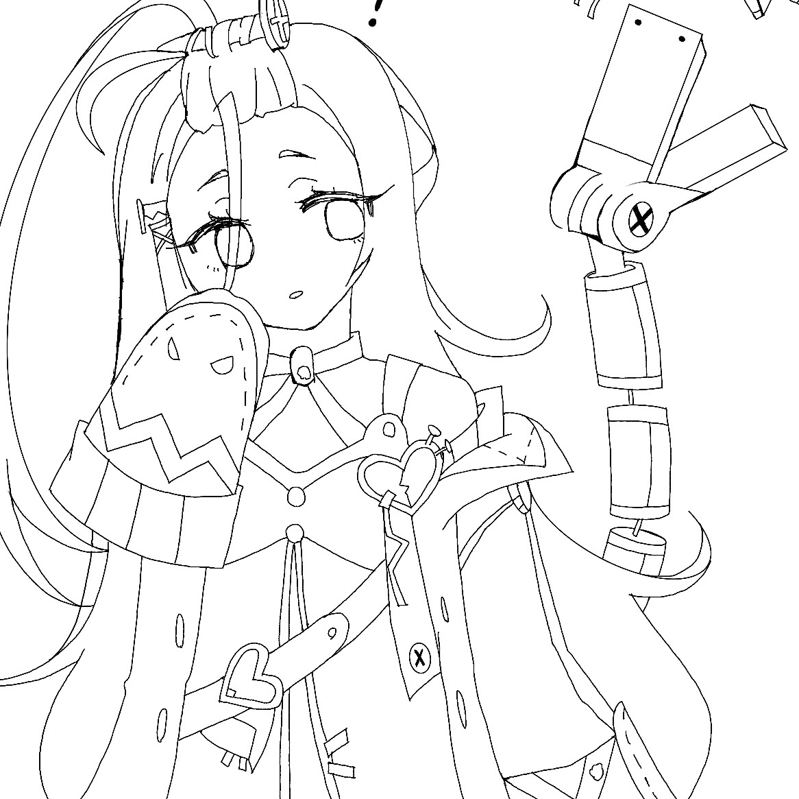 まーたアイノちゃん描いてる

#wip 
#絵描きさんと繋がりたい