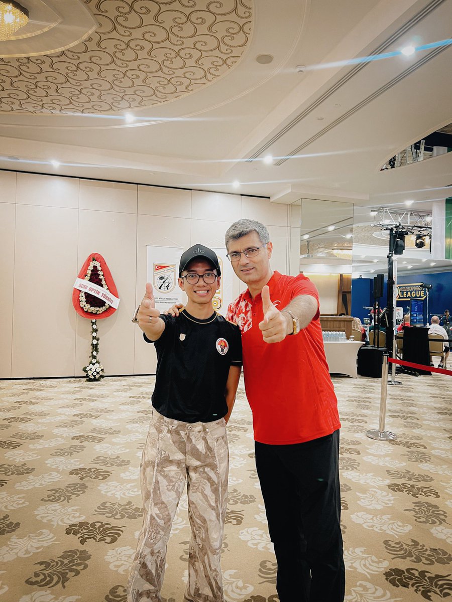 jafeone131's tweet photo. My favorite Turkish Shooting Athlete YUSUF DIKEÇ won the Gold Medal in the Men’s 10m Air Pistol Team event at the European Champions League Istanbul 2025🇹🇷🥇🔫😎

Tebrik ediyorum abicim🫶🏻 https://t.co/xx6Th96RbC