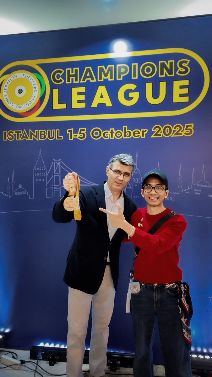 jafeone131's tweet photo. My favorite Turkish Shooting Athlete YUSUF DIKEÇ won the Gold Medal in the Men’s 10m Air Pistol Team event at the European Champions League Istanbul 2025🇹🇷🥇🔫😎

Tebrik ediyorum abicim🫶🏻 https://t.co/xx6Th96RbC