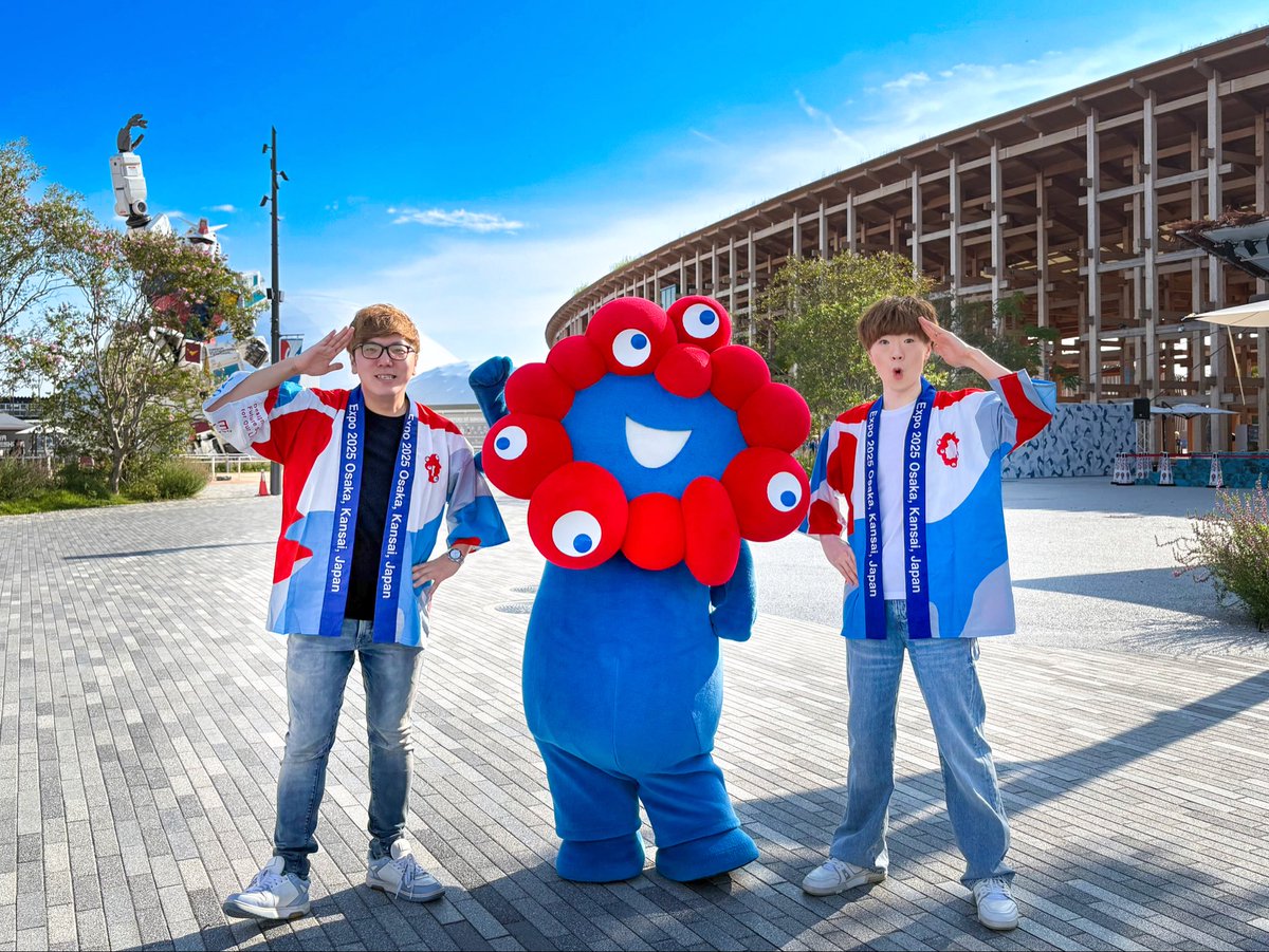 🔴万博からこんにちは🔵
TVCMにも出演させていただいた大阪・関西万博へヒカキン&amp;セイキンで行ってきました！
未来への希望と世界のつながりを感じる貴重な機会となりました。
ミャクミャクもありがとう！

#ヒカキン
#セイキン
#ミャクミャク
#万博
#EXPO2025