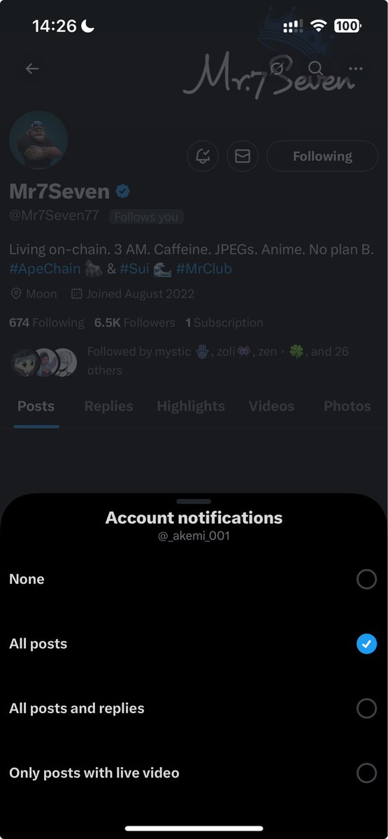 _akemi_001's tweet image. Always have my notification on for you Legend🤍

GYJj2RPyhtuWtXRhqWWURQmSFU1h7dnBawXWSbCz36VW