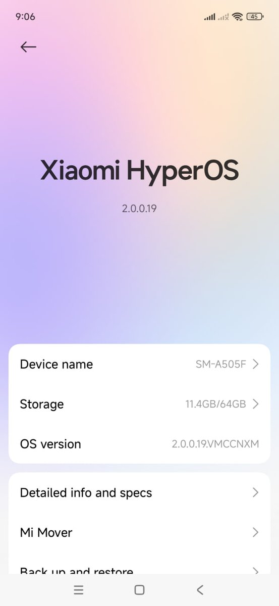 kaizenP_imas's tweet image. xiaomi hyperos on a mid-range samsung phone from 2019, ofc. 

#Xiaomi #HyperOS #Samsung #GalaxyA50