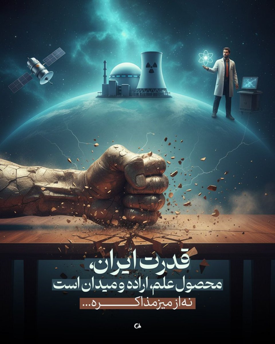 yamahdi_315's tweet image. نشانه‌ی حقیقی قدرت، توانایی رفع نیازها با تکیه بر “آنچه در وطن است” می‌باشد؛ از تولید علم تا تامین امنیت غذایی. #ایران_قوی، یعنی کشوری که دیگر نیازمند التماس یا اجازه دیگران نیست؛ زیرا بهترین راه‌حل‌ها را در درون خود یافته است.
#علاج_در_وطن