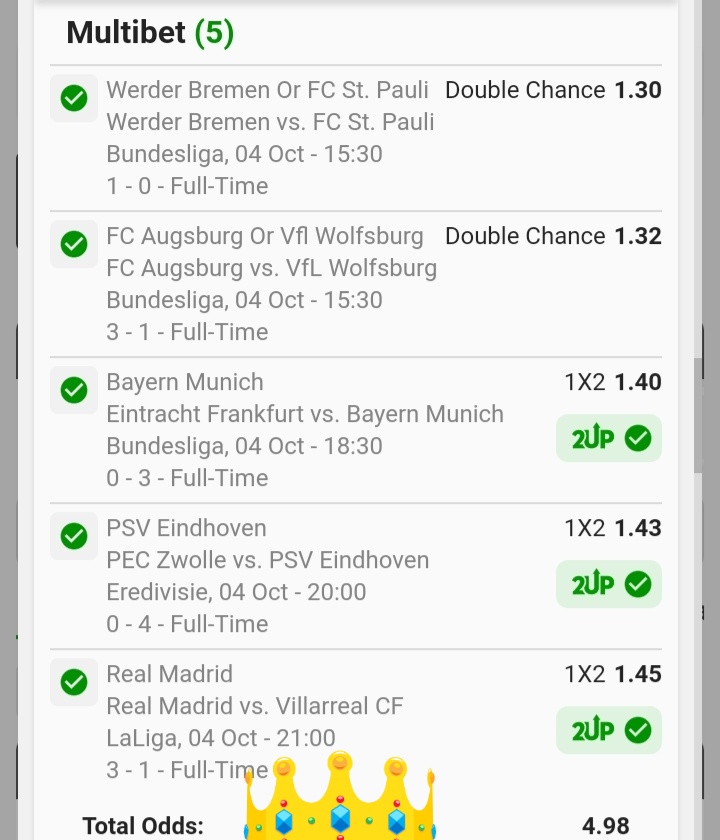 Lonewolf12309's tweet photo. The secrecy ⚽⚽⚽
#soccer ⚽⚽⚽
Small odds but profit everyday 🤝
Betting is a skill 👲
💥Say less congratulations good people 🤑💪💥
#betway
#yourluckynumbers
#WhenBitcoin
#SundayWithSweetGuluva
#Saile
Odds 4.9
Code was shared
Bet responsibly 🚨 https://t.co/om5u0dESuL