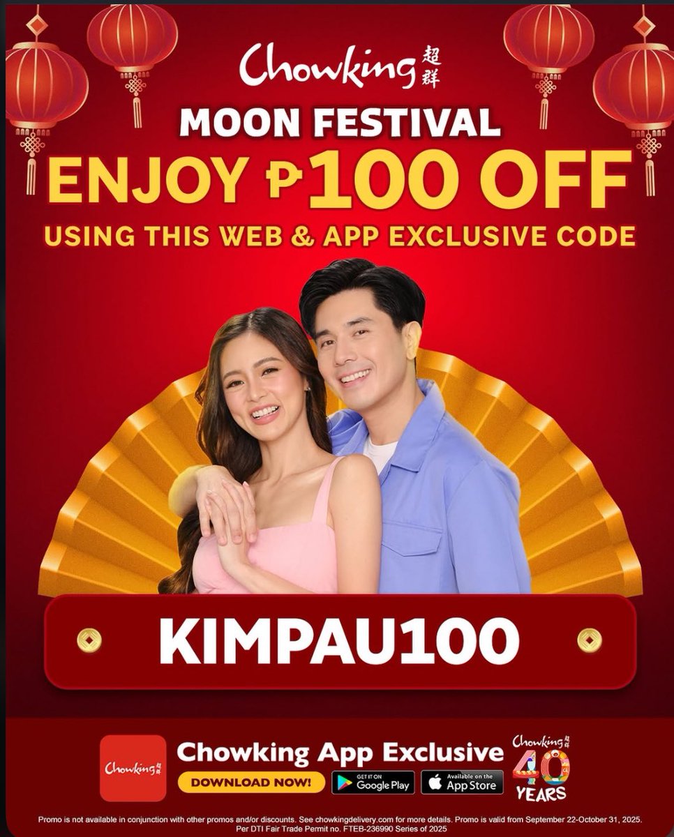 kookjinnieslove's tweet image. Pero @chowking_ph alam mo nalito tuloy ako kung #HappyMoonFestival po ba or #HappyValentinesDay po hahaha. Pano kasi sobrang sweet ng KimPau couple namin. So nabudol nanaman kami para magorder sa chowking app. Ganito ka effective endorser ang couple na yan. Love niyo din ba cla ?