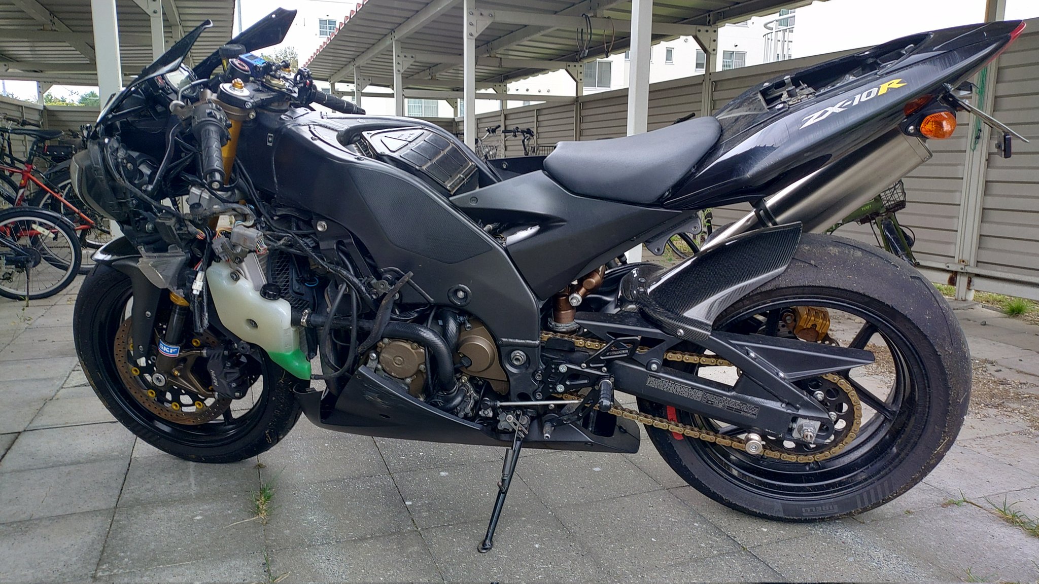 かみなだよ！ ☆GSX1300R 隼 (EJ11A) 21~ 純正 左側 サイドカウル アンダー